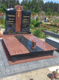 Памятник гранитный двойной сколе львовская область