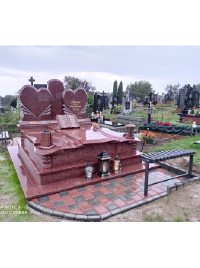 Пам'ятник гранітний для двох поховань самбір львівська область