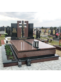 Пам'ятник гранітний для двох поховань буськ львівська область